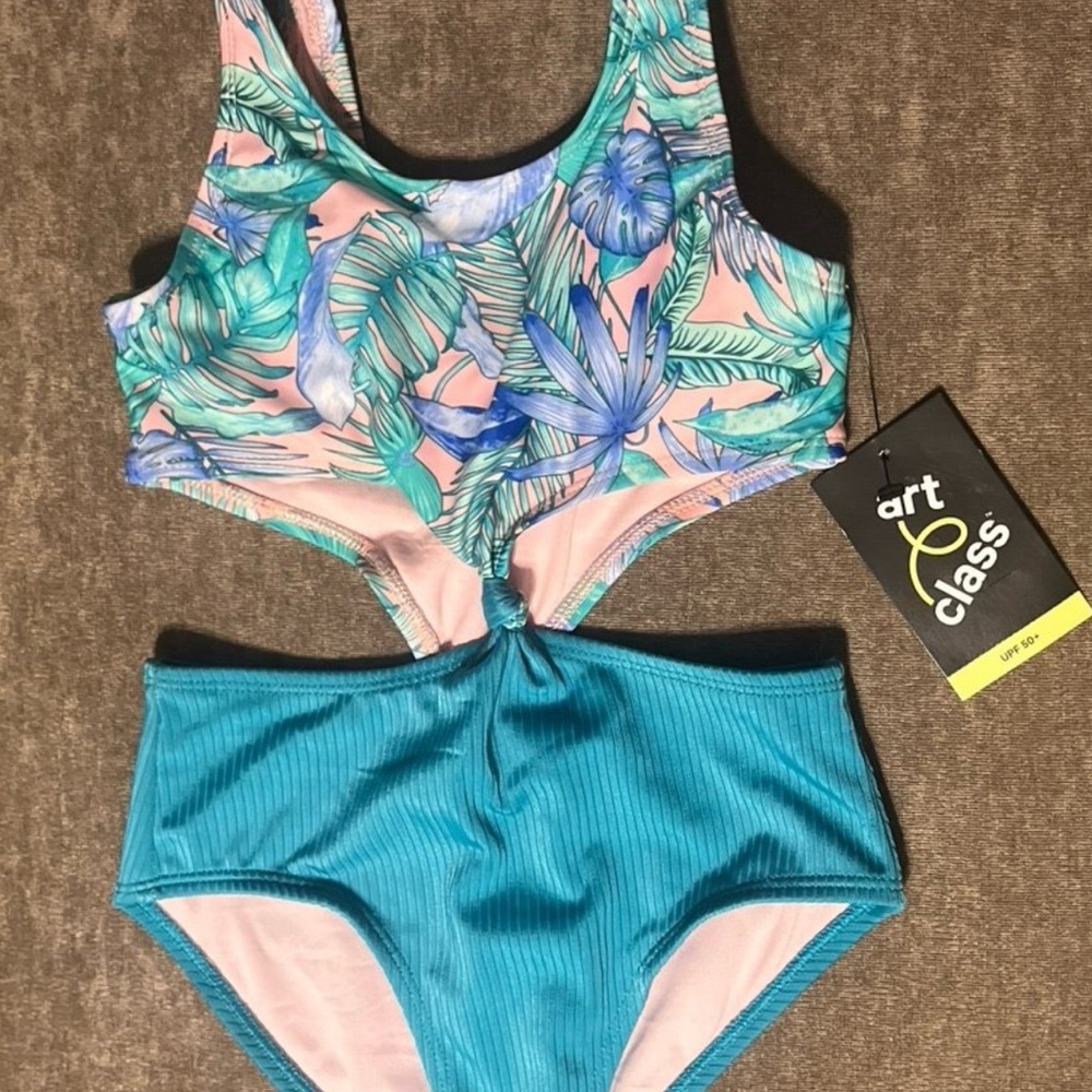 Art Class Vibrant Leafy Swimsuit